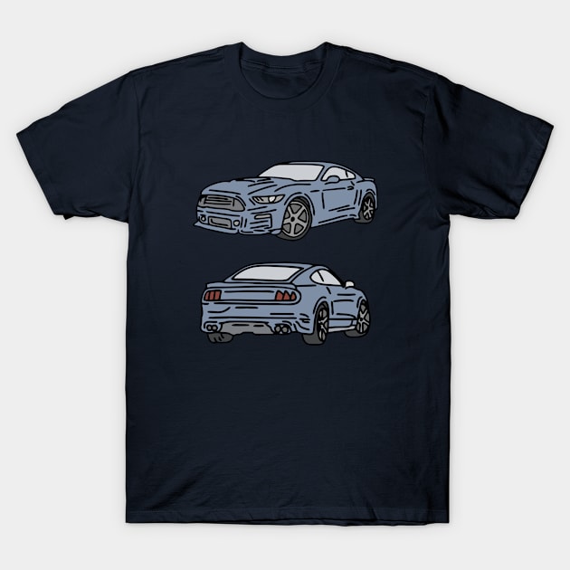 muscle car T-Shirt by fokaction